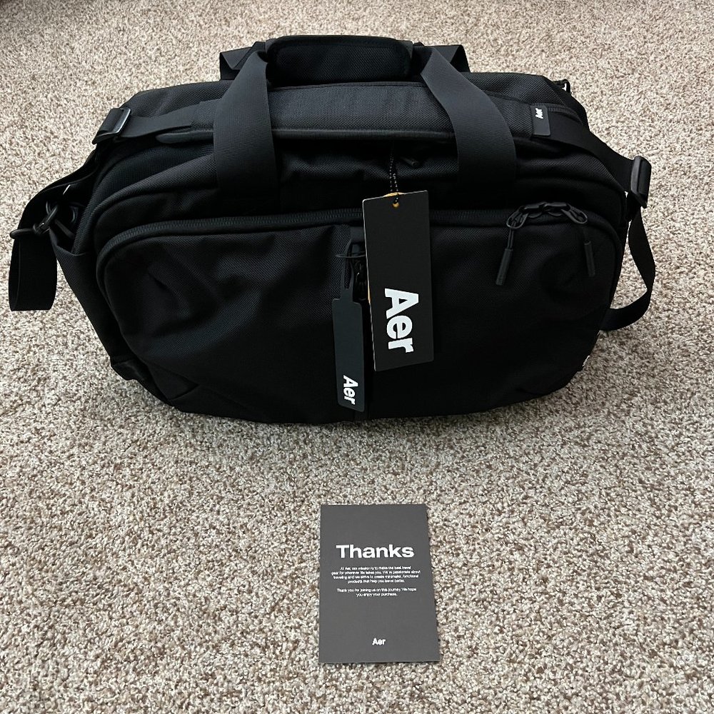 New With Tags, Aer Travel Weekender 35L Duffel Bag 1680D Cordura